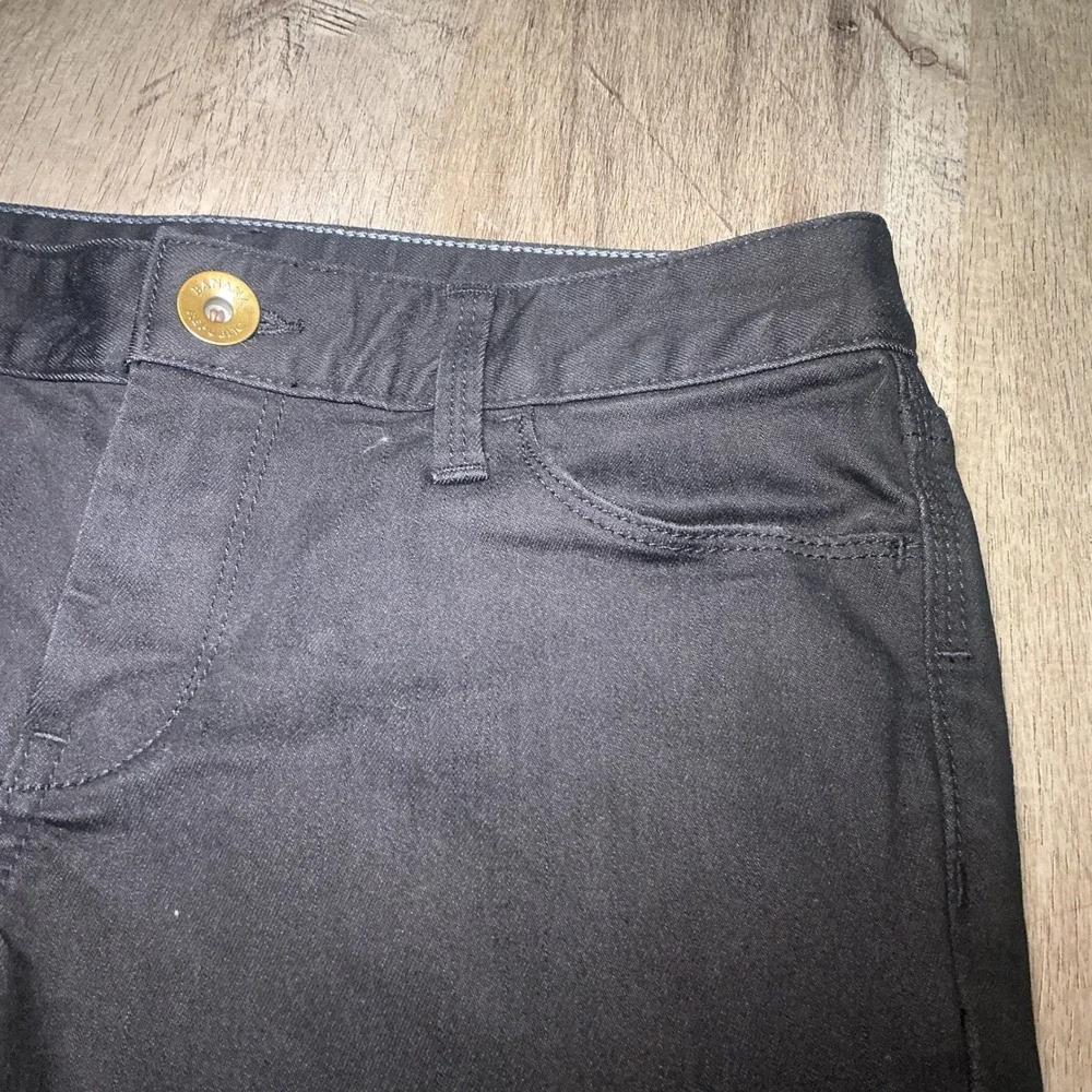 Banana Republic Mens Slim Fit Black Chino Pants Size 25 Five Pocket Twill